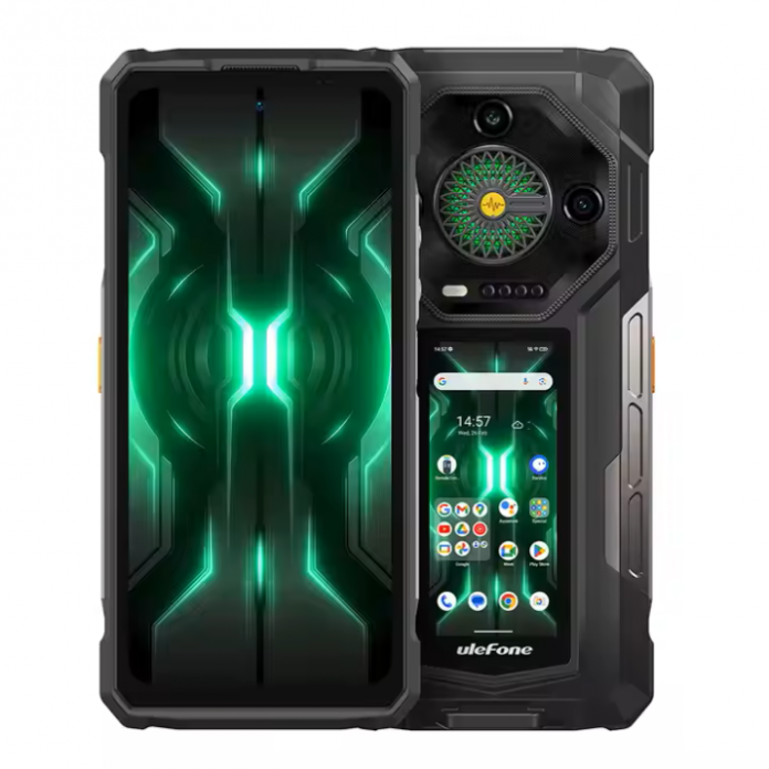 Telefon Mobil Ulefone Armor 33 Pro, 5G, AMOLED 6.95 120Hz, Ecran Secundar 3.4 , 32GB RAM (16GB + 16GB extensibili), 512GB ROM, 64MP, Night Vision, Android 14, NFC, OTG, 25500mAh, 66W, Dual SIM Telefon Mobil Ulefone Armor 33 Pro, 5G, AMOLED 6.95 120Hz, Ecran Secundar 3.4 , 32GB RAM (16GB + 16GB extensibili), 512GB ROM, 64MP, Night Vision, Android 14, NFC, OTG, 25500mAh, 66W, Dual SIM