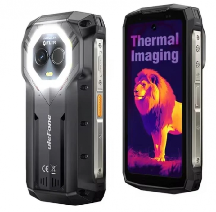 Telefon mobil Ulefone Armor Mini 20T Pro, Negru, 5G, Camera Termica by FLIR, 4.7 FHD+ 90Hz, 16GB RAM (8GB+ 8GB extensibili) , 256GB ROM, Android 14, 6200mAh, DualSim Telefon mobil Ulefone Armor Mini 20T Pro, Negru, 5G, Camera Termica by FLIR, 4.7 FHD+ 90Hz, 16GB RAM (8GB+ 8GB extensibili) , 256GB ROM, Android 14, 6200mAh, DualSim