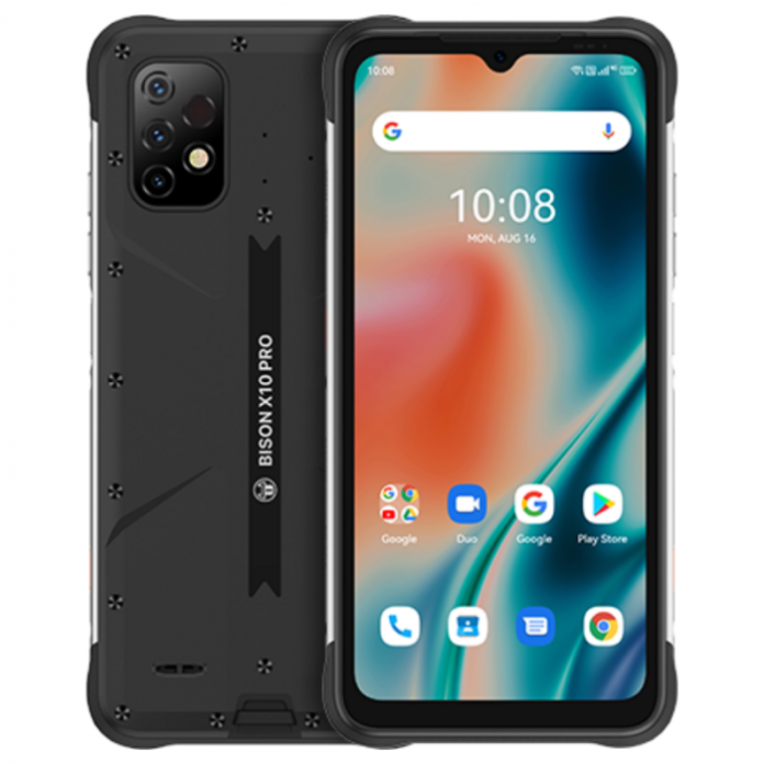 Telefon mobil UMIDIGI BISON X10 PRO Gri, 4G, Termometru non-contact, 6.53 , 4GB RAM, 128GB ROM, Android 11, OctaCore, 6150mAh, Dual SIM Telefon mobil UMIDIGI BISON X10 PRO Gri, 4G, Termometru non-contact, 6.53 , 4GB RAM, 128GB ROM, Android 11, OctaCore, 6150mAh, Dual SIM