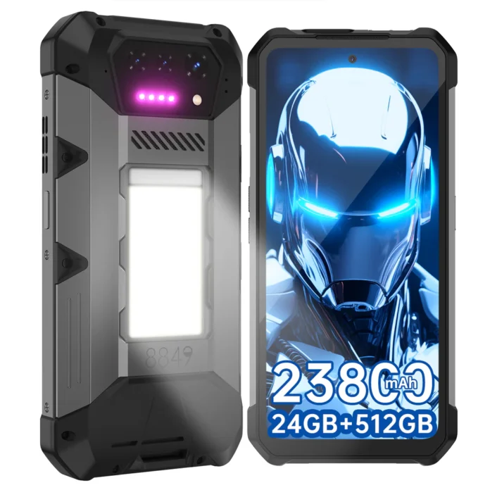 Telefon mobil Unihertz 8849 Hike, 4G, 6.78 FHD+, 120Hz, 24GB RAM (12GB + 12GB extensibili), 512GB ROM, 50MP, Android 14, Lanterna 1200 Lumeni, NFC, 23800mAh, Dual SIM Telefon mobil Unihertz 8849 Hike, 4G, 6.78 FHD+, 120Hz, 24GB RAM (12GB + 12GB extensibili), 512GB ROM, 50MP, Android 14, Lanterna 1200 Lumeni, NFC, 23800mAh, Dual SIM