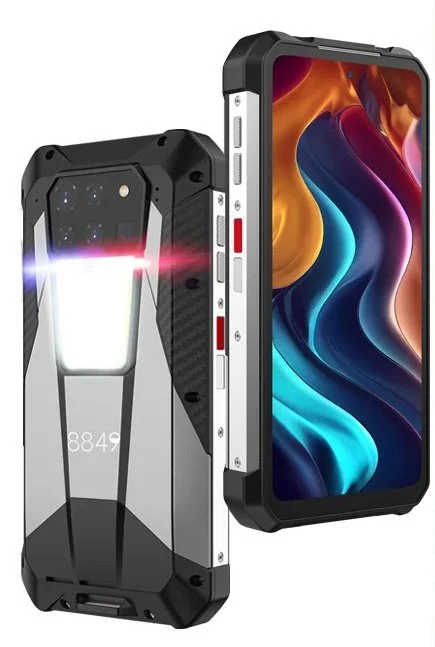 Telefon mobil Unihertz 8849 Tank 3, 5G, 6.79 FHD+ 120Hz, Camera 200mpx, Night Vision, 32GB RAM (16GB + 16GB extensibili), 512GB ROM, Android 14, Dimensity 8200, NFC, IP68, 23800mAh Telefon mobil Unihertz 8849 Tank 3, 5G, 6.79 FHD+ 120Hz, Camera 200mpx, Night Vision, 32GB RAM (16GB + 16GB extensibili), 512GB ROM, Android 14, Dimensity 8200, NFC, IP68, 23800mAh