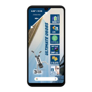 Telefon mobil Energizer U608S, Dual SIM, 2GB RAM, 32GB, 4G, Negru Telefon mobil Energizer U608S, Dual SIM, 2GB RAM, 32GB, 4G, Negru