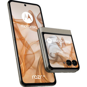 Telefon mobil Motorola razr 50 5G, 256GB, 8GB RAM, Dual SIM, Beach Sand Telefon mobil Motorola razr 50 5G, 256GB, 8GB RAM, Dual SIM, Beach Sand