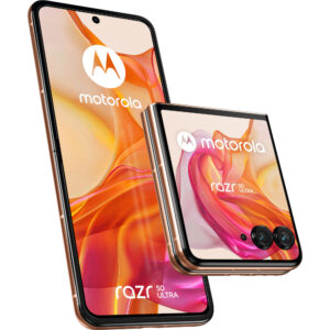 Telefon mobil Motorola razr 50 Ultra 5G, 512GB, 12GB RAM, Dual SIM, Peach Fuzz Telefon mobil Motorola razr 50 Ultra 5G, 512GB, 12GB RAM, Dual SIM, Peach Fuzz