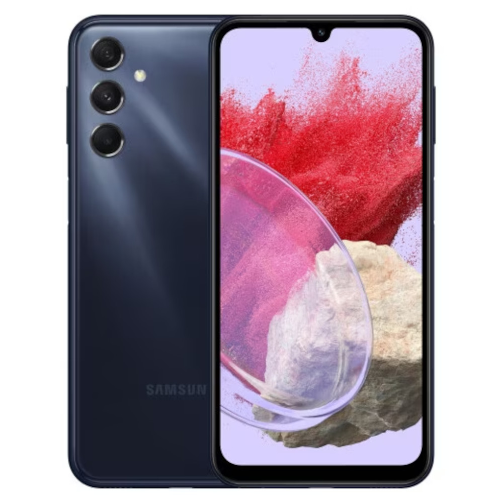 Telefon mobil Samsung Galaxy M34 5G, 128GB, Dual SIM, 6GB RAM, Dark Blue Telefon mobil Samsung Galaxy M34 5G, 128GB, Dual SIM, 6GB RAM, Dark Blue