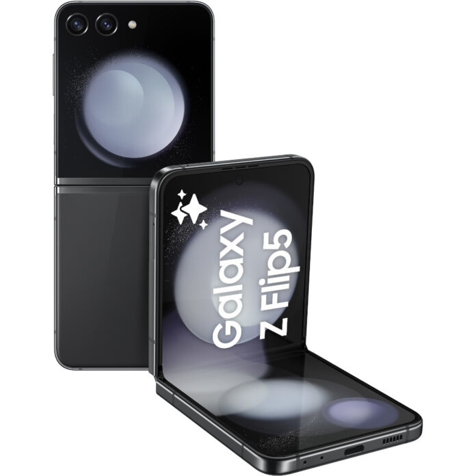 Telefon mobil Samsung Galaxy Z Flip5 5G, 256GB, 8GB RAM, Graphite Telefon mobil Samsung Galaxy Z Flip5 5G, 256GB, 8GB RAM, Graphite