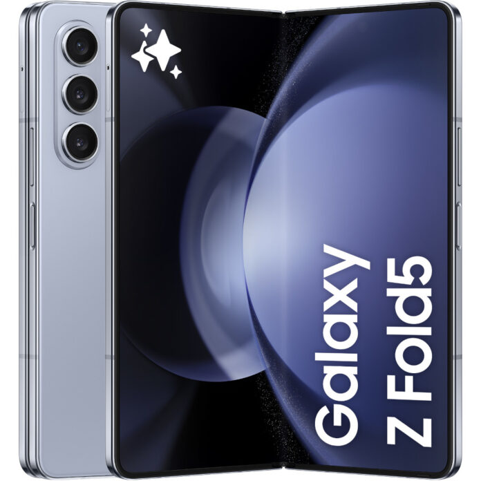 Telefon mobil Samsung Galaxy Z Fold5 5G, 512GB, 12GB RAM, Icy Blue Telefon mobil Samsung Galaxy Z Fold5 5G, 512GB, 12GB RAM, Icy Blue