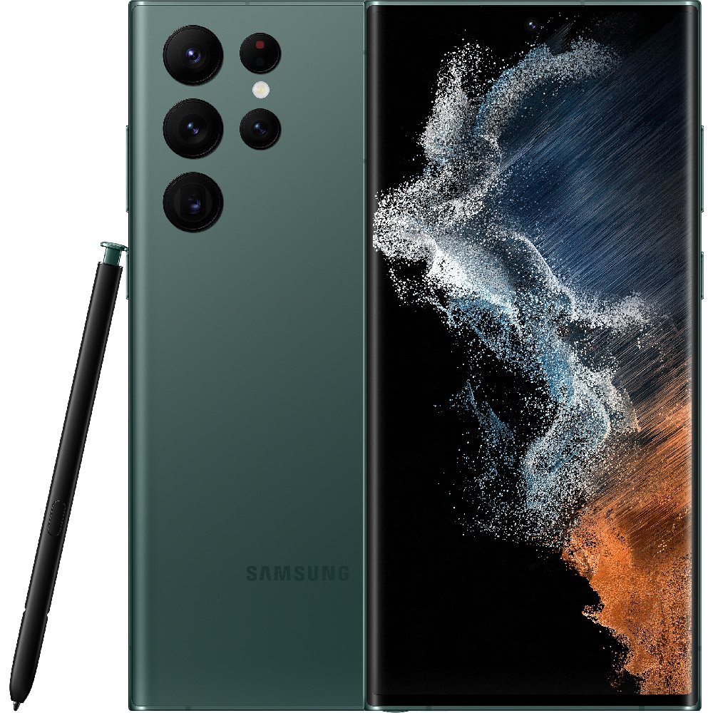 Telefon mobil Samsung Galaxy S22 Ultra, 5G, 128GB, 8GB RAM, Dual SIM, Green Telefon mobil Samsung Galaxy S22 Ultra, 5G, 128GB, 8GB RAM, Dual SIM, Green