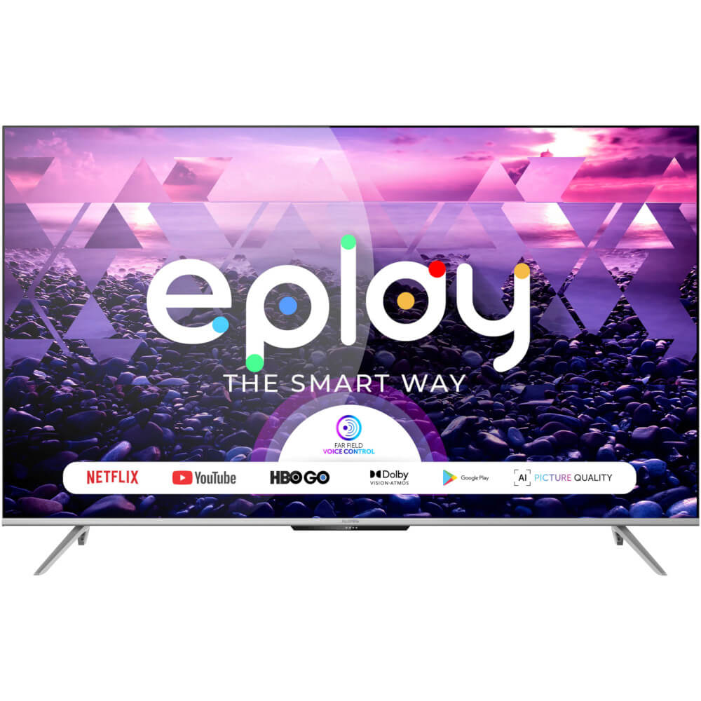 Televizor Smart LED, Allview 43EPLAY7100-U, 109 cm, Ultra HD 4K, Clasa G, Android Televizor Smart LED, Allview 43EPLAY7100-U, 109 cm, Ultra HD 4K, Clasa G, Android