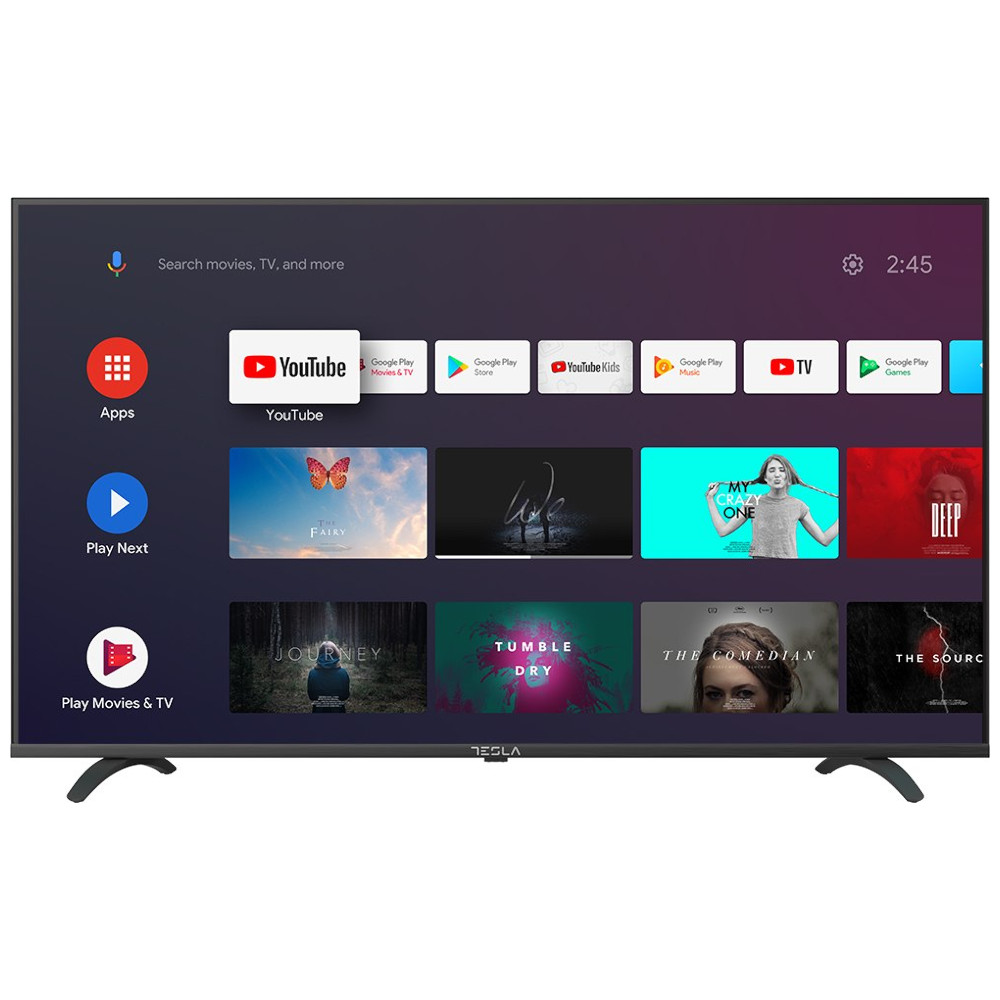 Televizor Smart Tesla 50E625BUS, 127 cm, 4k UHD, Android TV, Negru, Clasa E Televizor Smart Tesla 50E625BUS, 127 cm, 4k UHD, Android TV, Negru, Clasa E