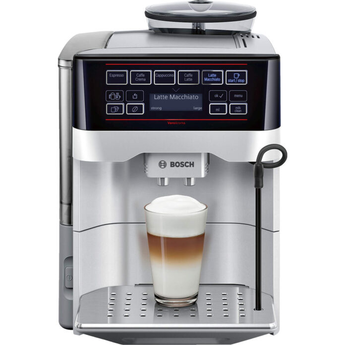 Espressor automat Bosch TES60321RW, 1500 W, 1.7 L, 15 bar, Argintiu Espressor automat Bosch TES60321RW, 1500 W, 1.7 L, 15 bar, Argintiu
