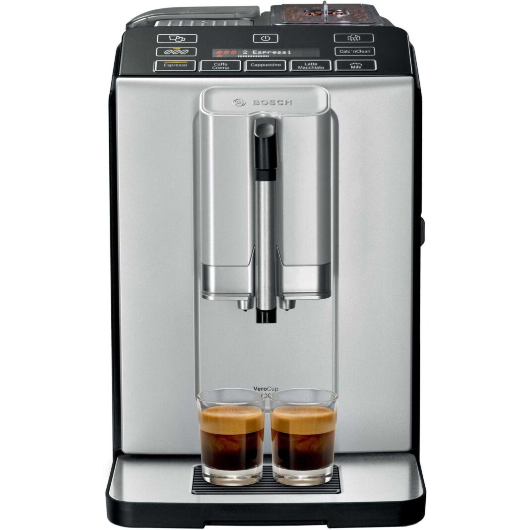 Espressor automat Bosch VeroCup 500 TIS30521RW, 1300 W, 1.4 L, 15 bar, Argintiu