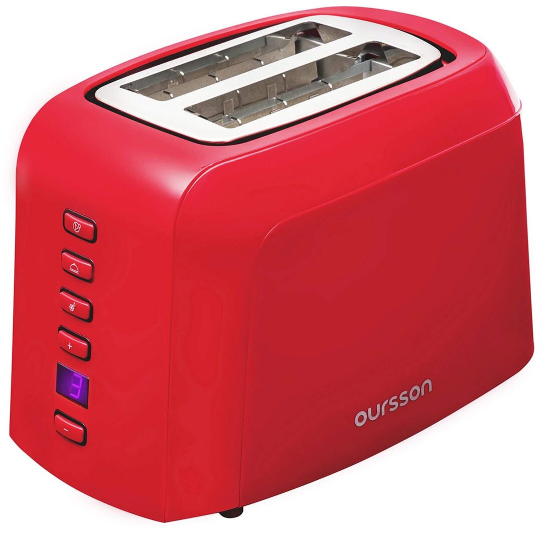 Prajitor de paine Oursson TO2145D/RD, 800 W, 2 felii, Rosu Prajitor de paine Oursson TO2145D/RD, 800 W, 2 felii, Rosu