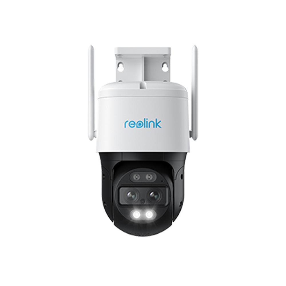 Camera supraveghere rotativa IP WiFi Speed Dome PTZ Reolink TrackMix W760, 4K, 2.8 + 8 mm, lumina alba / IR 15 m, dual band, slot card, microfon si difuzor, Auto Tracking Camera supraveghere rotativa IP WiFi Speed Dome PTZ Reolink TrackMix W760, 4K, 2.8 + 8 mm, lumina alba / IR 15 m, dual band, slot card, microfon si difuzor, Auto Tracking