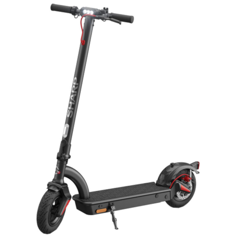 Trotineta electrica SHARP KS2AEU-B, 350W, Autonomie 35 Km, 25 Km/h, Negru