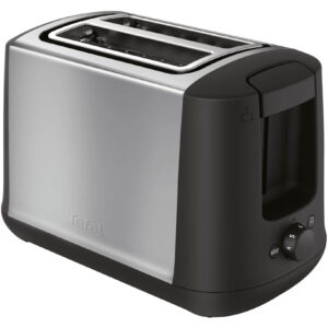 Prajitor de paine Tefal Confidence TT340830, 850W, 2 felii, 7 niveluri de rumenire, buton Stop & Eject, tava detasabila pentru firimituri, inox Prajitor de paine Tefal Confidence TT340830, 850W, 2 felii, 7 niveluri de rumenire, buton Stop & Eject, tava detasabila pentru firimituri, inox