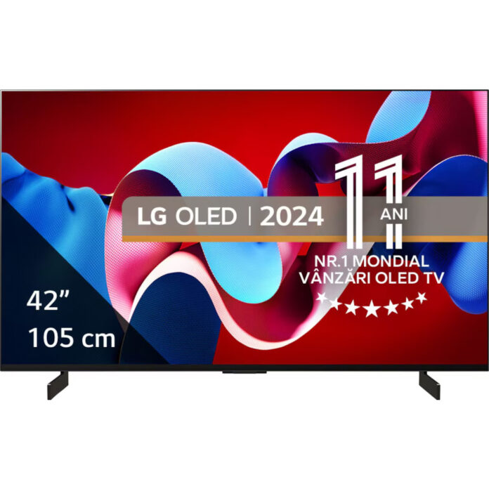 Televizor Smart OLED LG 42C41LA, 105 cm, Ultra HD 4K, Clasa G Televizor Smart OLED LG 42C41LA, 105 cm, Ultra HD 4K, Clasa G