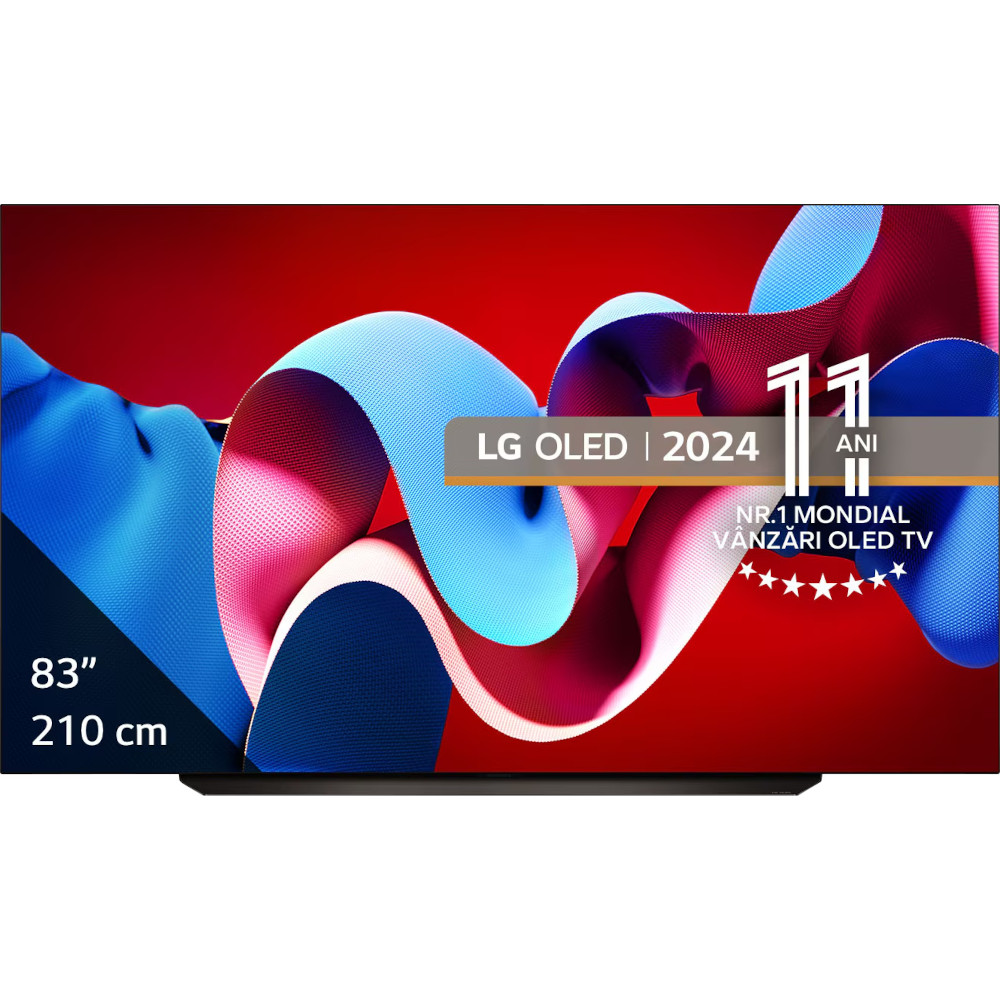 Televizor Smart OLED LG 83C41LA, 210 cm, Ultra HD 4K, Clasa F Televizor Smart OLED LG 83C41LA, 210 cm, Ultra HD 4K, Clasa F