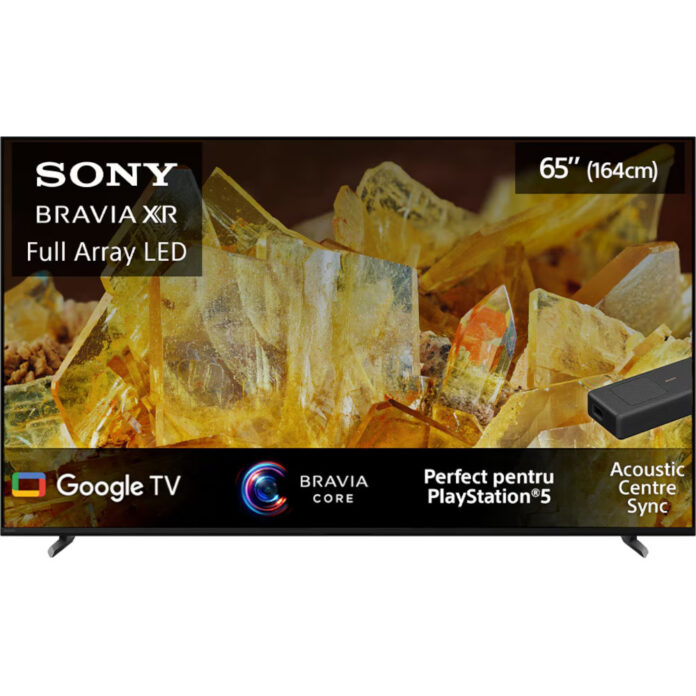 Televizor Smart LED Sony Bravia 65X90L, 164 cm, Ultra HD 4K, Google TV, Clasa F Televizor Smart LED Sony Bravia 65X90L, 164 cm, Ultra HD 4K, Google TV, Clasa F