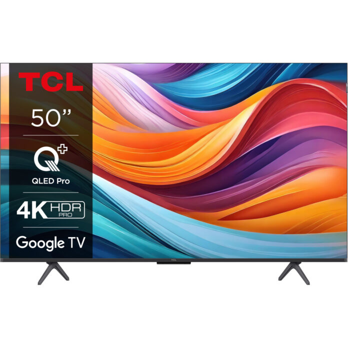 Televizor Smart TCL 50T7B, 126 cm, 4K UHD, QLED, HDR, Seria T7B, Clasa F Televizor Smart TCL 50T7B, 126 cm, 4K UHD, QLED, HDR, Seria T7B, Clasa F
