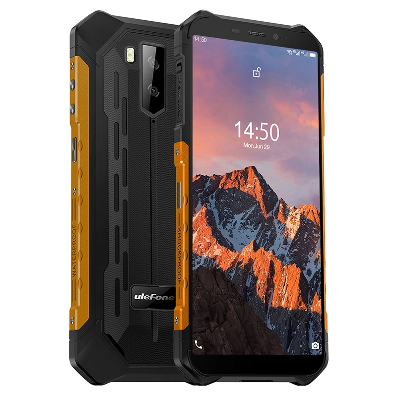 Telefon mobil Ulefone Armor X5 PRO, 64GB, 4GB, Dual SIM, Negru/Portocaliu Telefon mobil Ulefone Armor X5 PRO, 64GB, 4GB, Dual SIM, Negru/Portocaliu