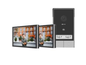 Sistem videointerfon HP7 2-Family Kit, 2K, 2 fire, ecran tactil 7 inch x2, Wi-Fi 6 dual band, RFID, detectie AI, CS-HP7 (3MP2-Family Kit) Sistem videointerfon HP7 2-Family Kit, 2K, 2 fire, ecran tactil 7 inch x2, Wi-Fi 6 dual band, RFID, detectie AI, CS-HP7 (3MP2-Family Kit)