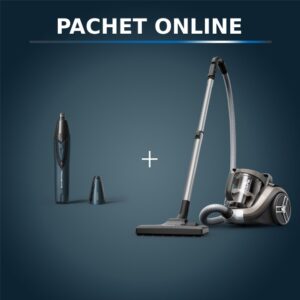 Pachet PROMO Aspirator fara sac Compact Power XXL RO4B30EA si Trimmer pentru nas & urechi Rowenta Vision TN3011F0 Pachet PROMO Aspirator fara sac Compact Power XXL RO4B30EA si Trimmer pentru nas & urechi Rowenta Vision TN3011F0
