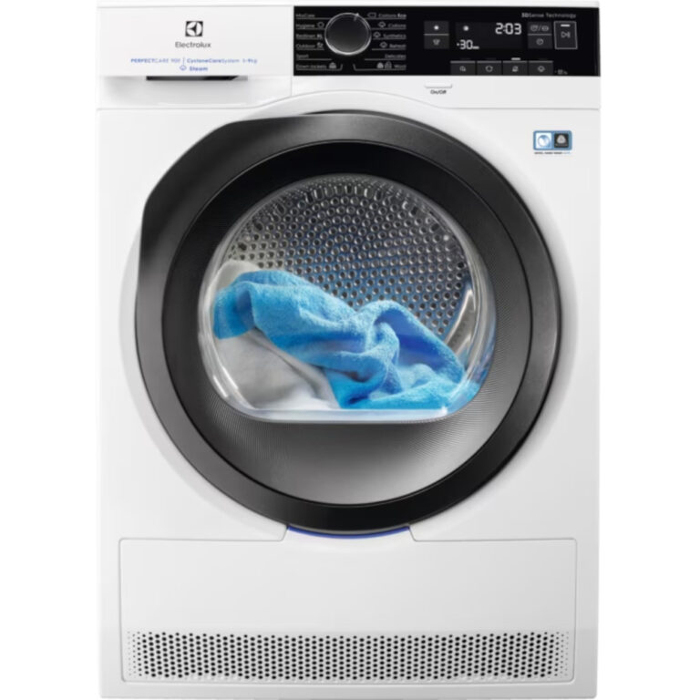 Uscator de rufe Electrolux EW9HS289S, 9 Kg, Pompa de caldura, Tehnologie 3DSense,  MixCare, Clasa A+++