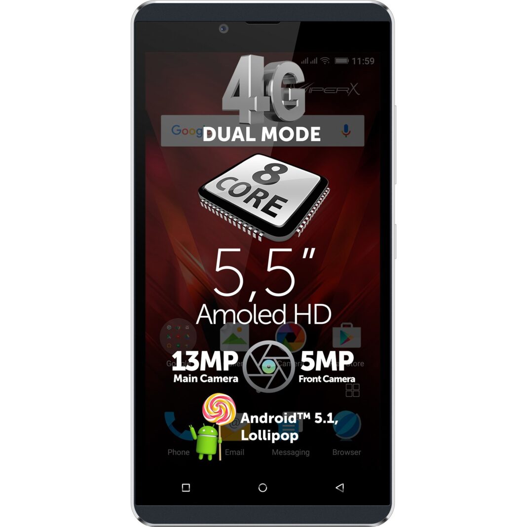 Telefon mobil Allview V2 Viper X+, 16GB, Dual SIM Auriu Telefon mobil Allview V2 Viper X+, 16GB, Dual SIM Auriu