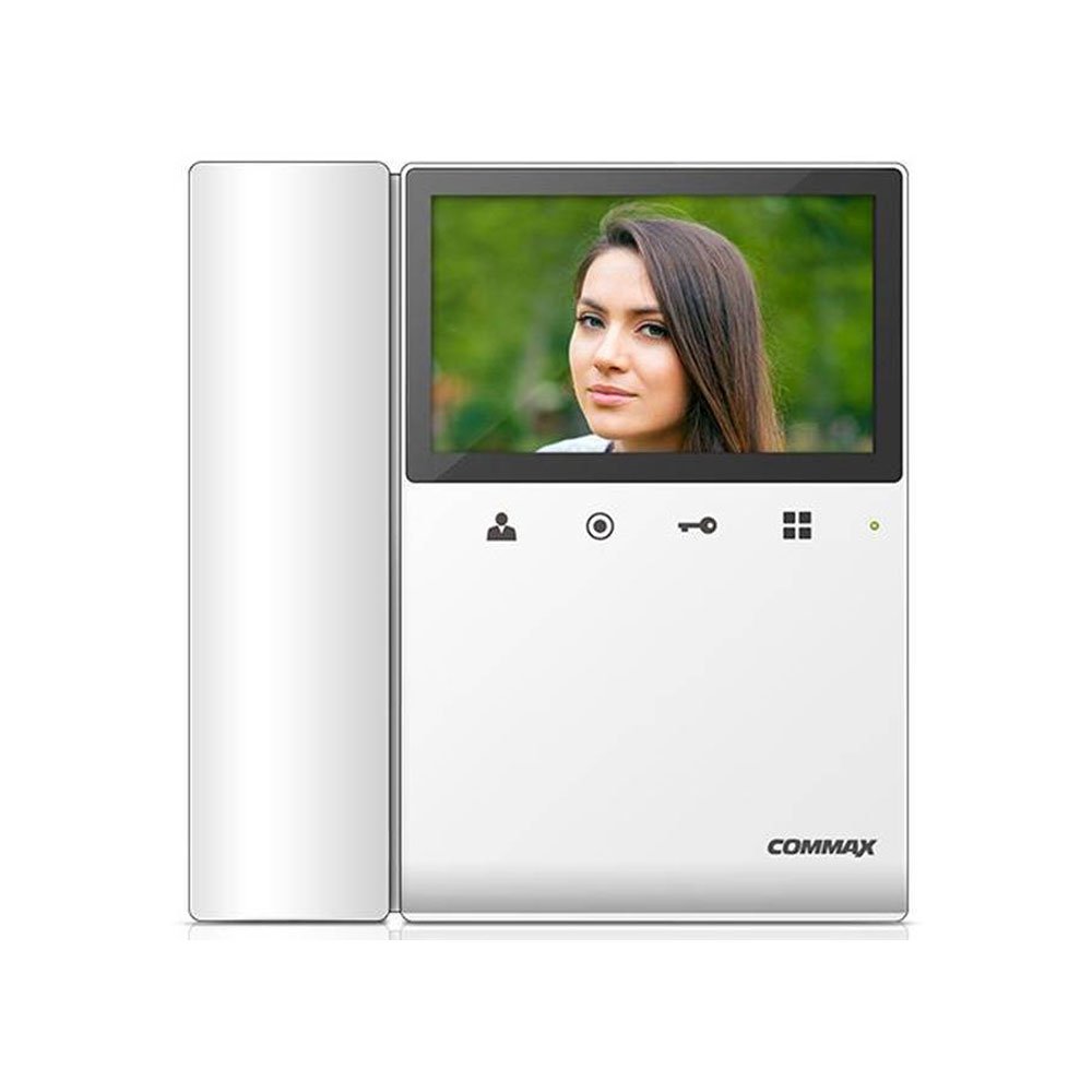 Videointerfon de interior Commax CDV-43K2, display TFT 4.3 inch, alb, 4 fire Videointerfon de interior Commax CDV-43K2, display TFT 4.3 inch, alb, 4 fire