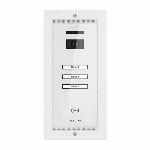 Videointerfon de exterior Electra Smart VPM.3SR02.ELW04, 3 familii, aparent, 4 fire Videointerfon de exterior Electra Smart VPM.3SR02.ELW04, 3 familii, aparent, 4 fire