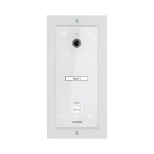 Videointerfon de exterior Electra Urban VPM.01F03.ELWH4, 1 familie, ingropat, 800 TVL, LED-uri albe, RFID, alb Videointerfon de exterior Electra Urban VPM.01F03.ELWH4, 1 familie, ingropat, 800 TVL, LED-uri albe, RFID, alb