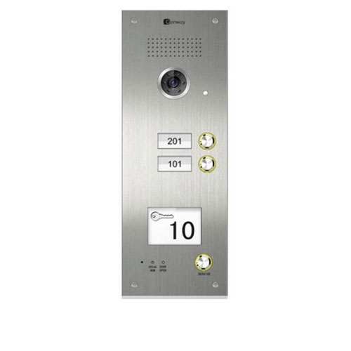 Videointerfon de exterior Genway 2313D-C, 2 familii, ingropat, vila Videointerfon de exterior Genway 2313D-C, 2 familii, ingropat, vila