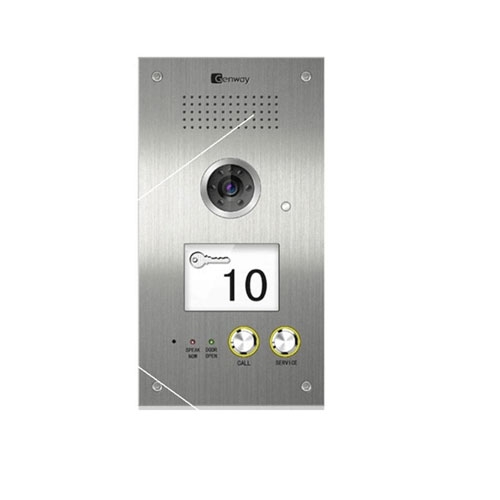 Videointerfon de exterior Genway 5809D-C, 1 familie, vila Videointerfon de exterior Genway 5809D-C, 1 familie, vila