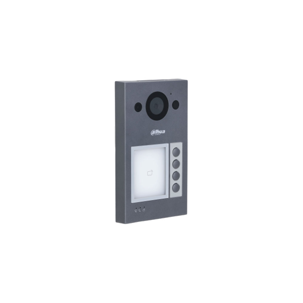 Videointerfon de exterior IP Dahua VTO3312Q-P, 4 familii, 2 MP, aparent, PoE Videointerfon de exterior IP Dahua VTO3312Q-P, 4 familii, 2 MP, aparent, PoE