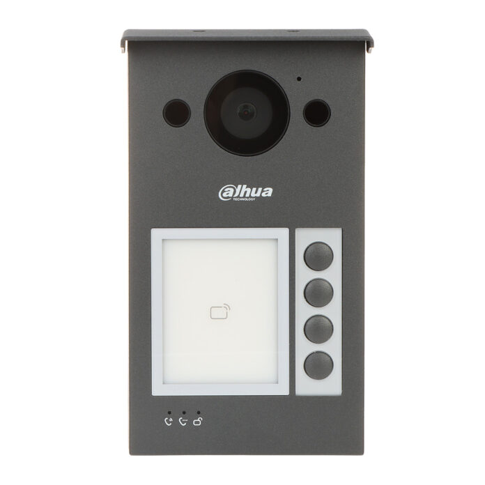 Videointerfon de exterior IP WiFi Dahua VTO3311Q-WP, 2 MP, 4 familii, auto IR, IC card, slot card, aparent, PoE Videointerfon de exterior IP WiFi Dahua VTO3311Q-WP, 2 MP, 4 familii, auto IR, IC card, slot card, aparent, PoE