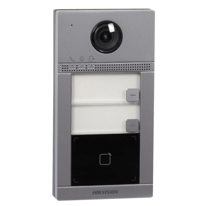 Videointerfon de exterior IP WiFi Hikvision DS-KV8213-WME1(B), 2 MP, IR 3 m, MIFARE 13,56 MHz, PoE, slot card Videointerfon de exterior IP WiFi Hikvision DS-KV8213-WME1(B), 2 MP, IR 3 m, MIFARE 13,56 MHz, PoE, slot card