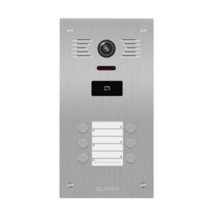 Videointerfon de exterior Slinex MB-06CRHD, RFID, 6 familii, EM, 2 MP, IR 1.5 m, 1000 utilizatori, montaj ingropat Videointerfon de exterior Slinex MB-06CRHD, RFID, 6 familii, EM, 2 MP, IR 1.5 m, 1000 utilizatori, montaj ingropat