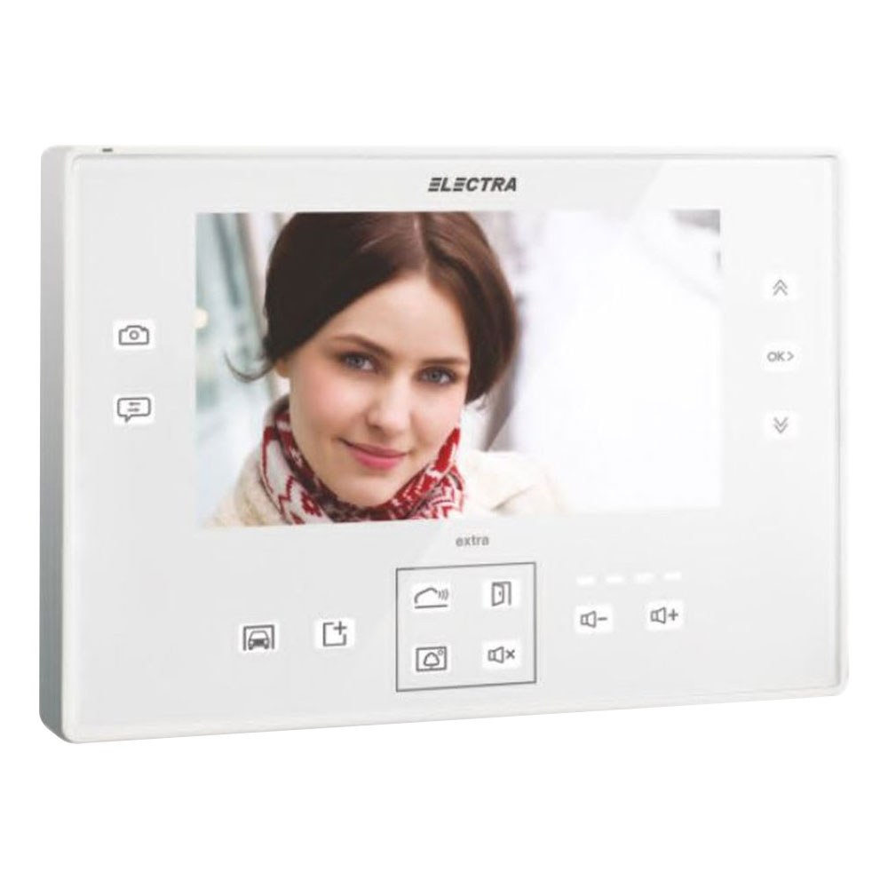 Videointerfon de interior Electra Extra VTE.7S903.ELW04, aparent, LCD 7 inch, alb Videointerfon de interior Electra Extra VTE.7S903.ELW04, aparent, LCD 7 inch, alb