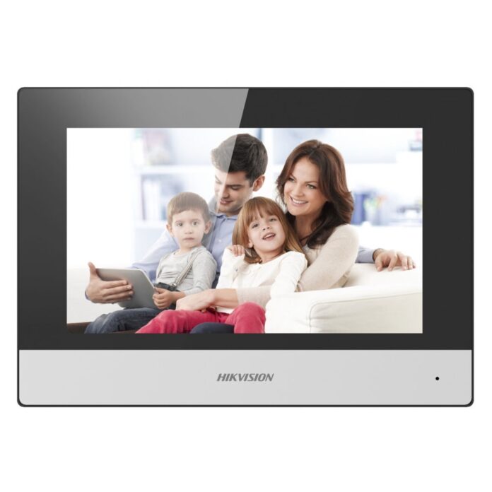 Videointerfon de interior WiFi Hikvision DS-KH6320-WTE1, 7 inch, slot card, aparent, 12V DC/PoE Videointerfon de interior WiFi Hikvision DS-KH6320-WTE1, 7 inch, slot card, aparent, 12V DC/PoE