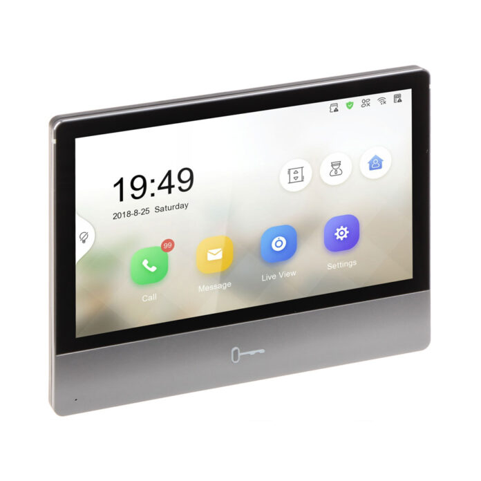 Videointerfon de interior HIKVISION DS-KH8350-WTE1, 7 inch, aparent, 128 MB Videointerfon de interior HIKVISION DS-KH8350-WTE1, 7 inch, aparent, 128 MB