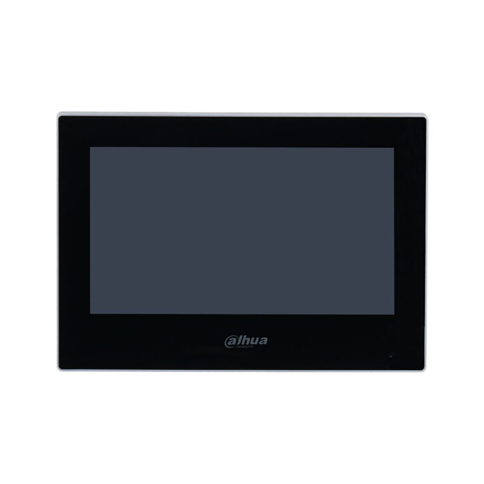 Videointerfon de interior IP Dahua VTH2621G-WP, 7 inch, PoE, aparent, negru Videointerfon de interior IP Dahua VTH2621G-WP, 7 inch, PoE, aparent, negru