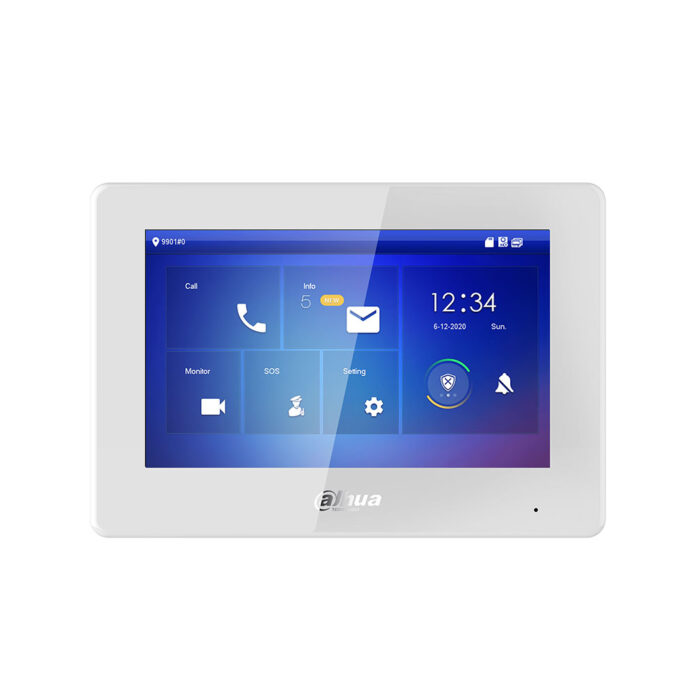 Videointerfon de interior pe 2 fire IP WIFI Dahua VTH5422HW-W, 7 inch, aparent, alb, slot card Videointerfon de interior pe 2 fire IP WIFI Dahua VTH5422HW-W, 7 inch, aparent, alb, slot card