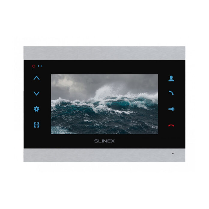 Videointerfon de interior Slinex SL-07MHD-SB, 7 inch, aparent, slot card, detectia miscarii Videointerfon de interior Slinex SL-07MHD-SB, 7 inch, aparent, slot card, detectia miscarii