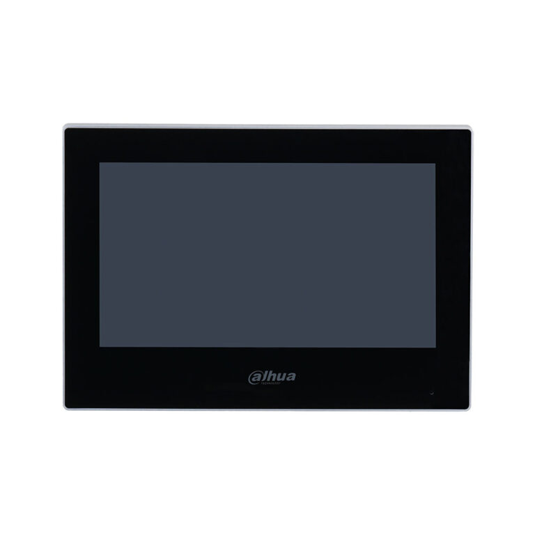 Videointerfon de interior IP Dahua VTH2621G-P, 7 inch, PoE, aparent, negru