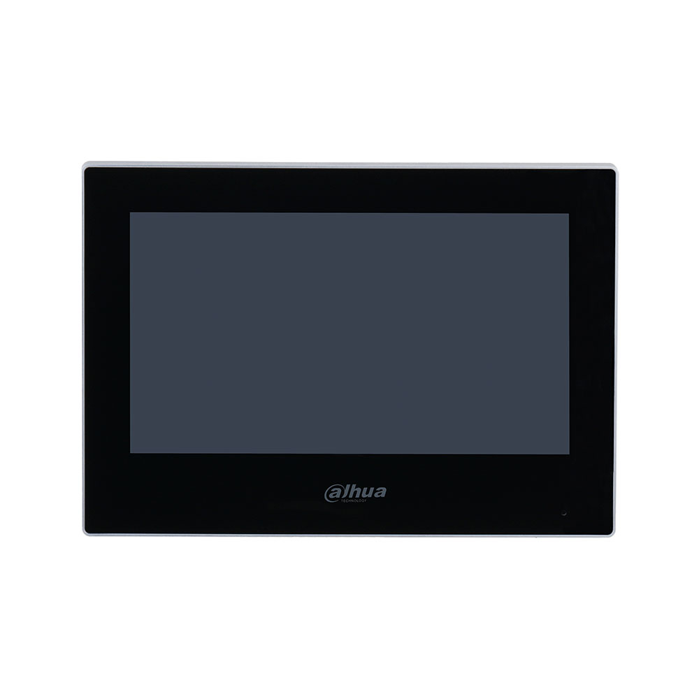 Videointerfon de interior IP Dahua VTH2621G-P, 7 inch, PoE, aparent, negru Videointerfon de interior IP Dahua VTH2621G-P, 7 inch, PoE, aparent, negru