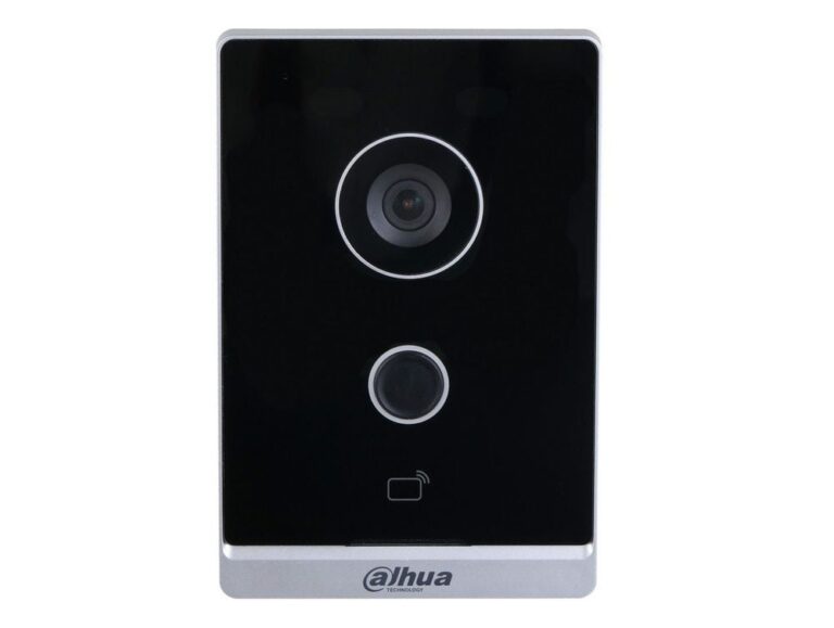 Videointerfon de exterior wireless Dahua IP Wifi, 2MP, 2.4 GHz, comunicare bidirectionala, slot microSD, PoE, VTO2211G-WP-S2