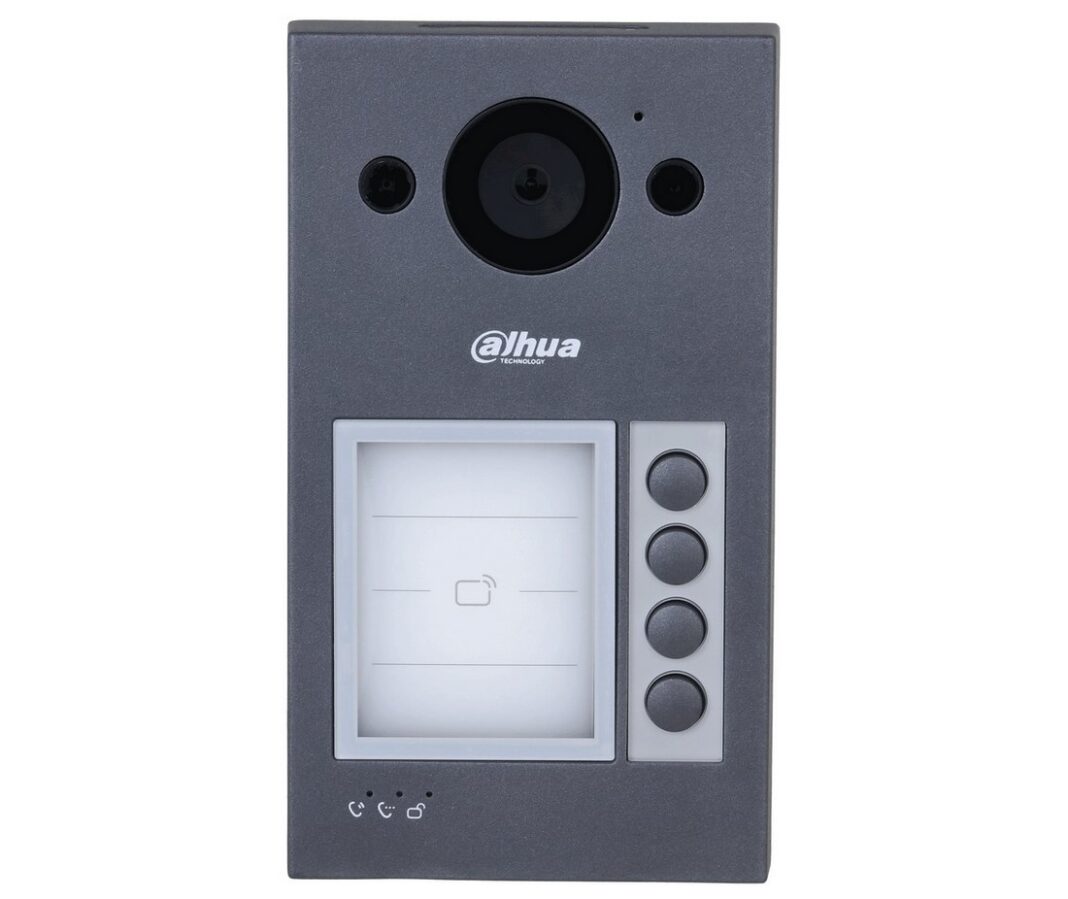 Videointerfon wireless IP, Wi-Fi Dahua VTO3311Q-WP, pana la 4 familii, camera 2MP, PoE, slot microSD, IP65, IK08 Videointerfon wireless IP, Wi-Fi Dahua VTO3311Q-WP, pana la 4 familii, camera 2MP, PoE, slot microSD, IP65, IK08