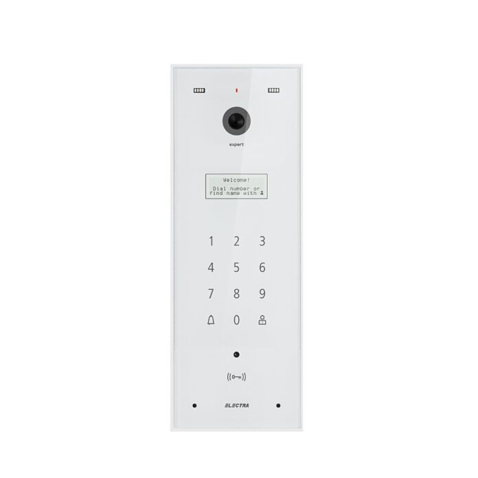 Videointerfon de exterior Electra Touch Line VPE.0BF03.ELWTL, 255 apartamente, ingropat, 800 TVL, acces prin card RFID Videointerfon de exterior Electra Touch Line VPE.0BF03.ELWTL, 255 apartamente, ingropat, 800 TVL, acces prin card RFID
