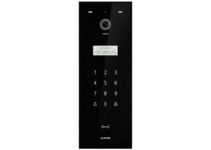 Post exterior videointerfon pentru blocuri, 255 apartamente, card RFID, negru, aparent, IP44, protectie ploaie, Electra Touch Line VPE.0BSC3.ELBTL Post exterior videointerfon pentru blocuri, 255 apartamente, card RFID, negru, aparent, IP44, protectie ploaie, Electra Touch Line VPE.0BSC3.ELBTL